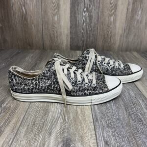 Converse Knit 1V567 All Star Low Top Gray Sneaker Shoes Unisex Size M 9 / W 11